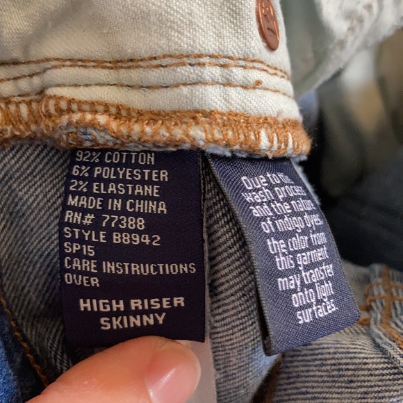 4/40$ MADEWELL “High Riser Skinny” - Picture 5 of 5